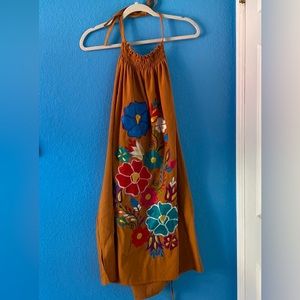 Floral Halter Style Dress